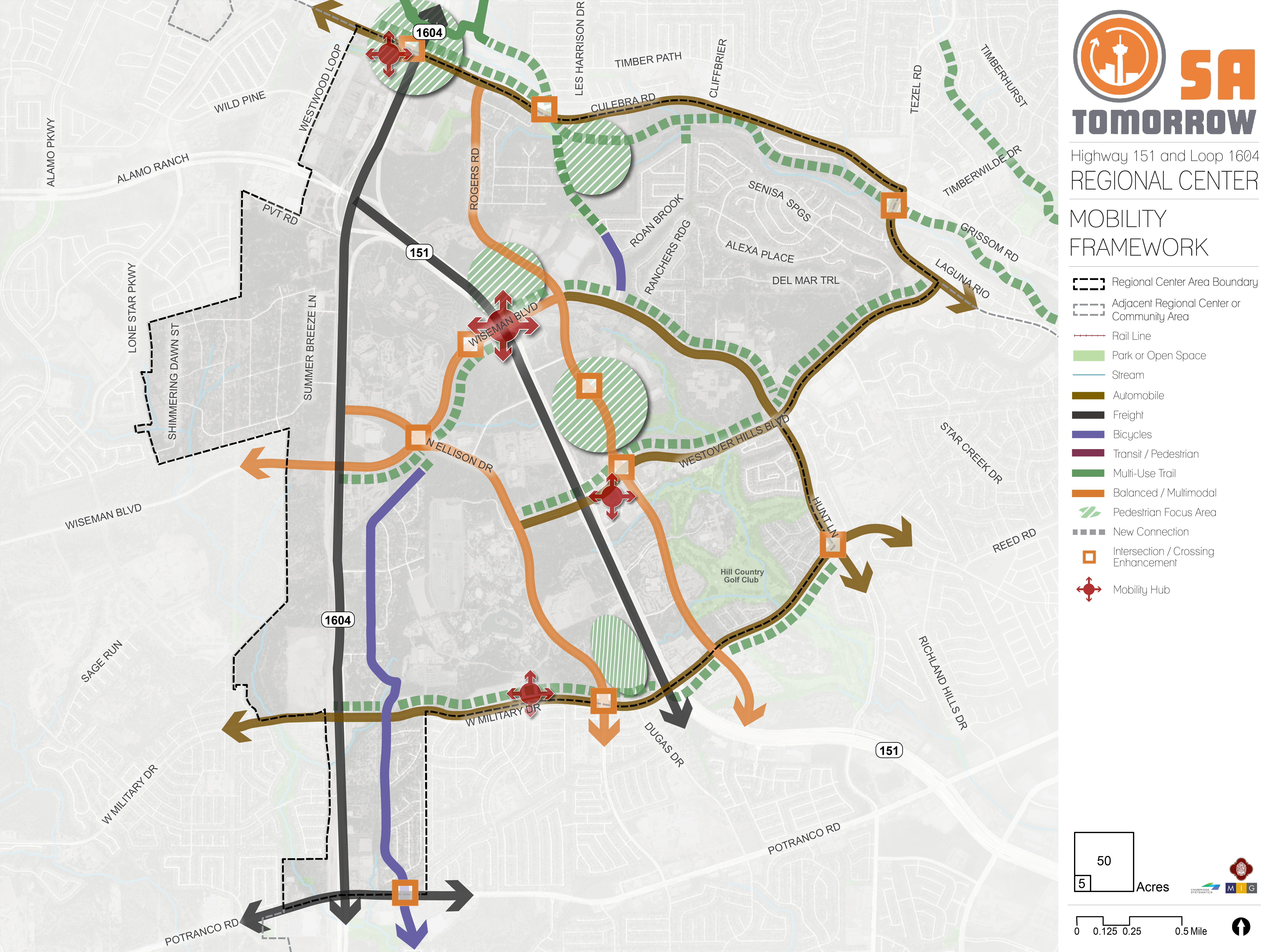 annotatable image Highway 151 and Loop 1604 Regional Center